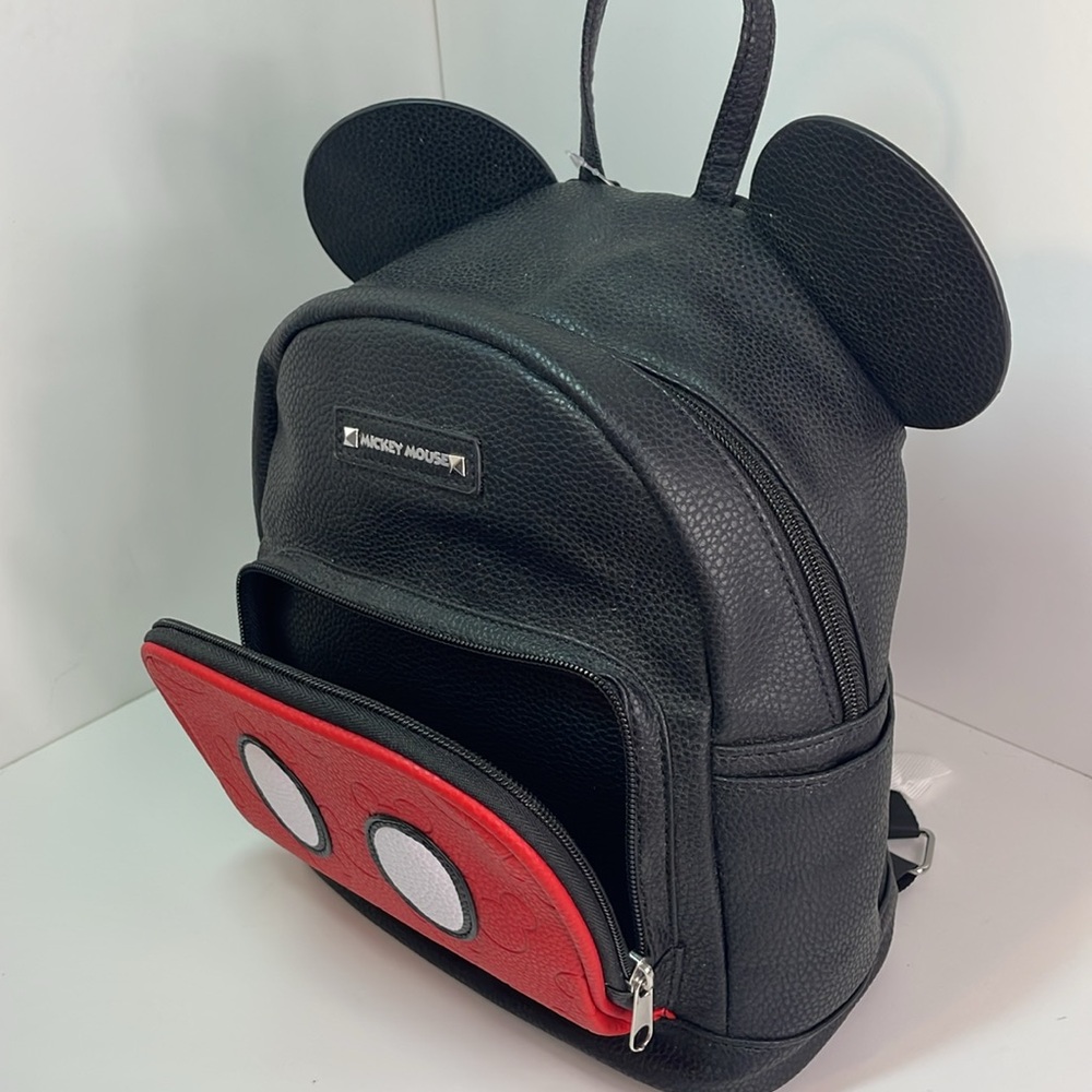 New Disney Embossed Mickey Icons and Mouse Ears Mini Backpack Purse Ltd Ed - Picture 9 of 12